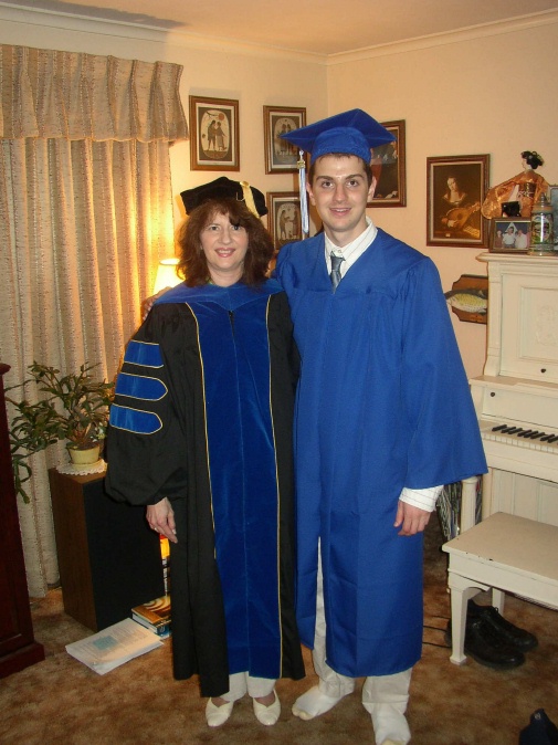 Deb & Scott Silverman_Scott's college graduation 2005